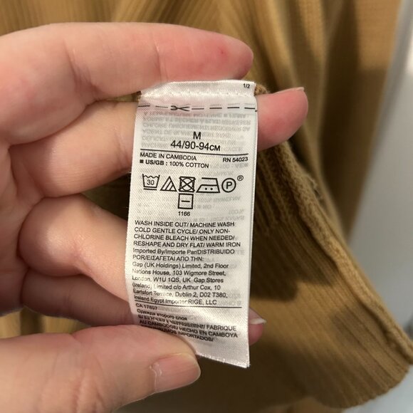 Banana Republic Organic Cotton‎ Open Women's Cardigan, M - Picture 5 of 5